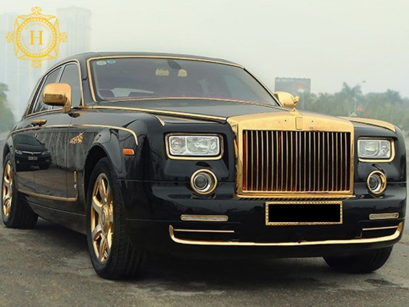 Mạ vàng xe Rolls-Royce